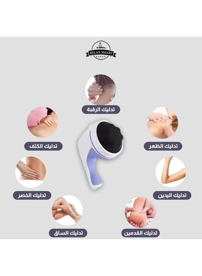 Relax Smart Body Massage Device – Multifunctional Electric Massager for Cellulite Removal, Exfoliation & Dead Skin Removal from Feet and Body, Smooth and Firm Skin Care Tool - Image 4