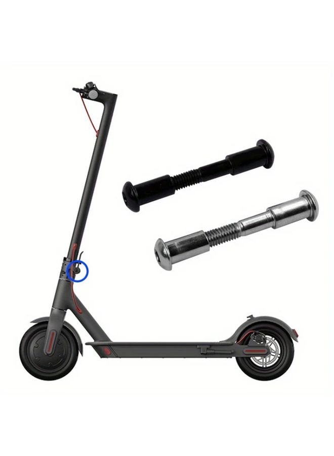 Black Folding Shaft Locking Screw Fixed Bolt Replacement Repair Tool For Electric Scooters - Image 3