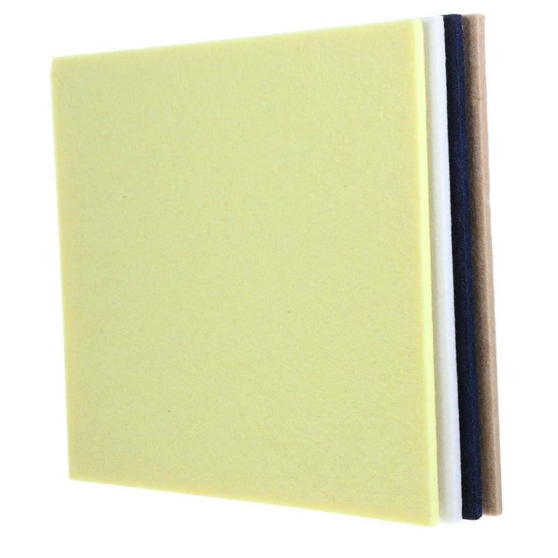 4PCS Felt Square Bulletin Board Tiles Wall Mounted Pin Memo Office Decor - Image 2