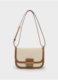 Charles & Keith Charlot Canvas Crossbody Bag  - Image 1