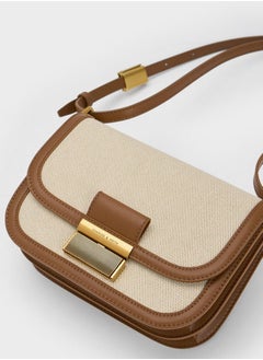 Charles & Keith Charlot Canvas Crossbody Bag  - Image 5