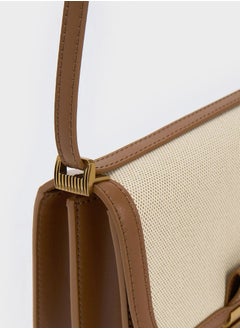 Charles & Keith Charlot Canvas Crossbody Bag  - Image 4