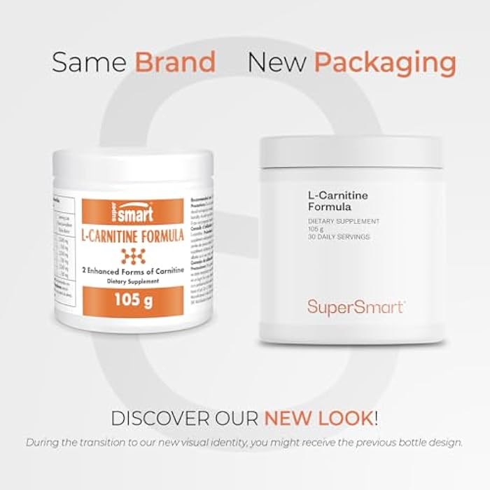 Supersmart - L-Carnitine Formula (Natural Lemon Flavor) - 2-in-1 with Acetyl L-Carnitine & L-Carnitine Tartrate Powder - Amino Acids Complex Supplement | Non-GMO & Gluten Free - 105 g - Image 2
