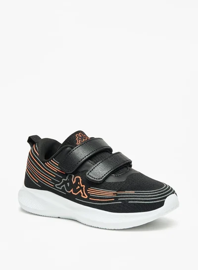 Kappa Boys' Logo Detail Sports Shoes with Hook and Loop Closure
