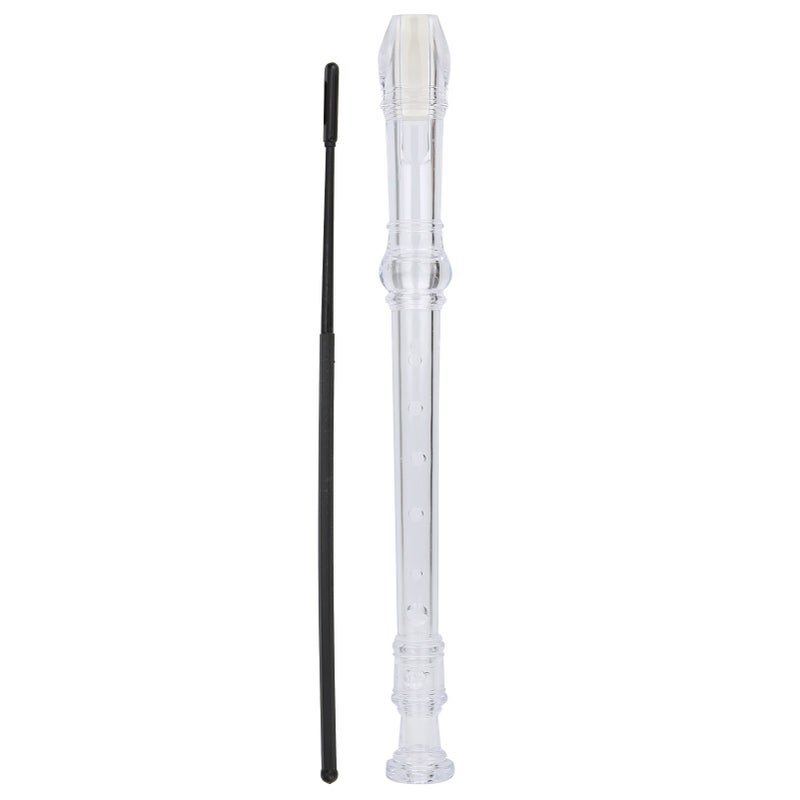 Clarinet 8 Hole G Key for Kid Early Education with Cleaning Rod Musical InstrumentTransparent - Image 1