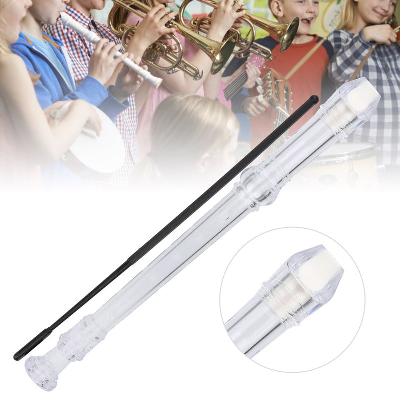 Clarinet 8 Hole G Key for Kid Early Education with Cleaning Rod Musical InstrumentTransparent - Image 3