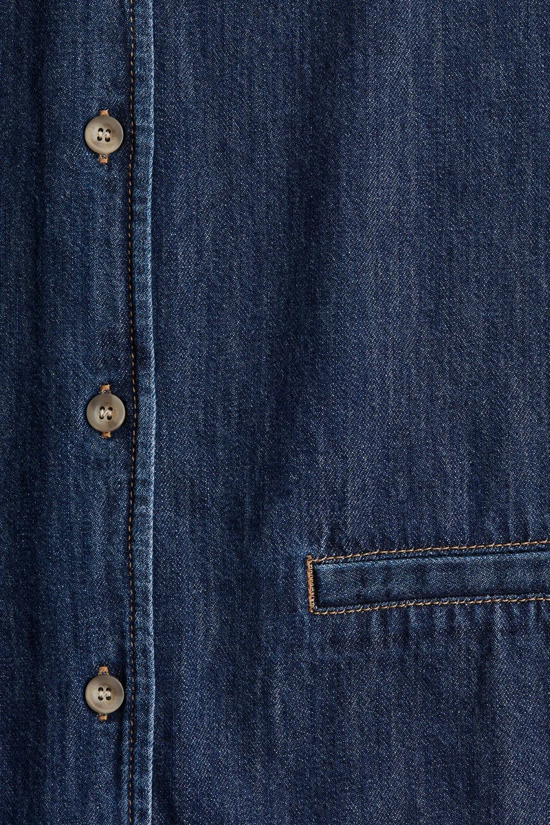H&M Halterneck denim waistcoat