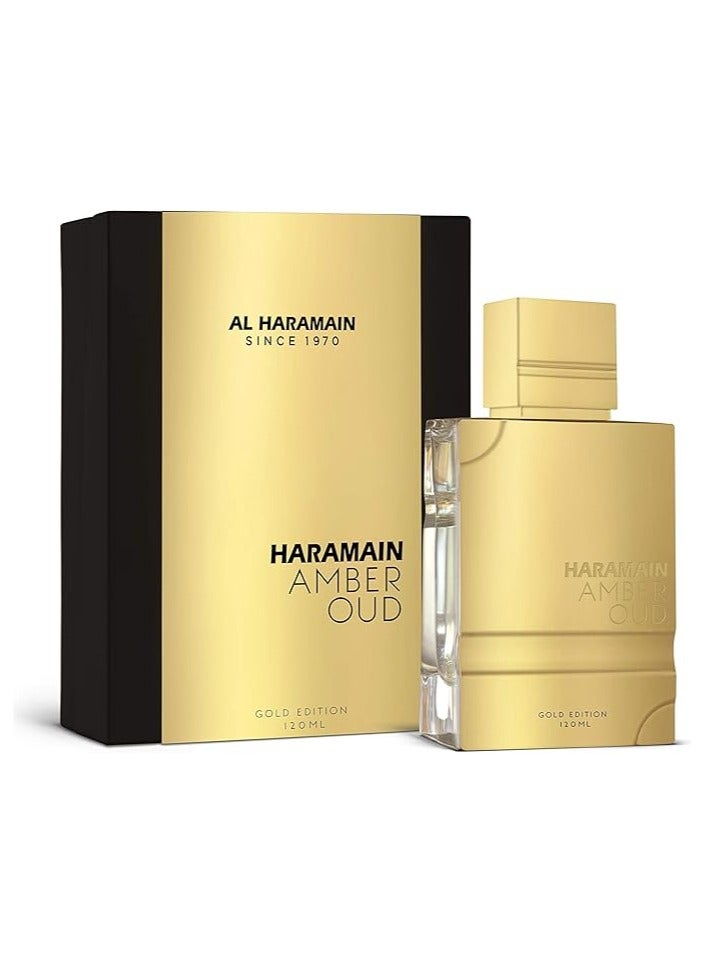 الحرمين عنبر عود جولد إديشن ماء عطر - 120 مل - Image 1