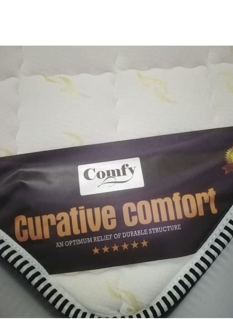 Galaxy Design مرتبة جالاكسي بتصميم مريح بلون أبيض فاتح حجم توأم (طول x عرض x ارتفاع) 190 x 120 x 21 سم موديل - GDF-120190CC - ضمان لمدة 2 سنة. - Image 3