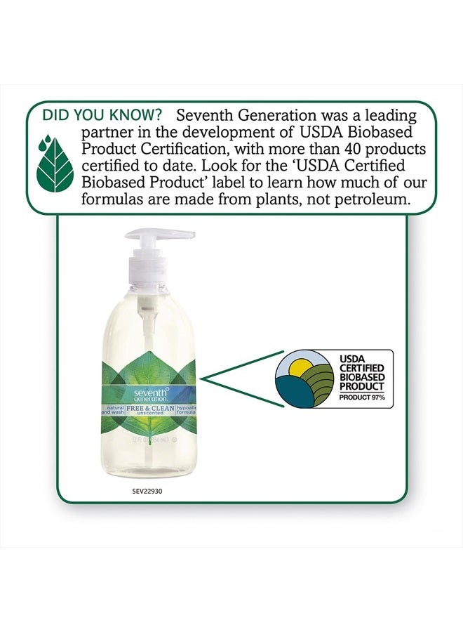 Seventh Generation Hand Wash, Free and Clear, 12 Ounce - Image 2