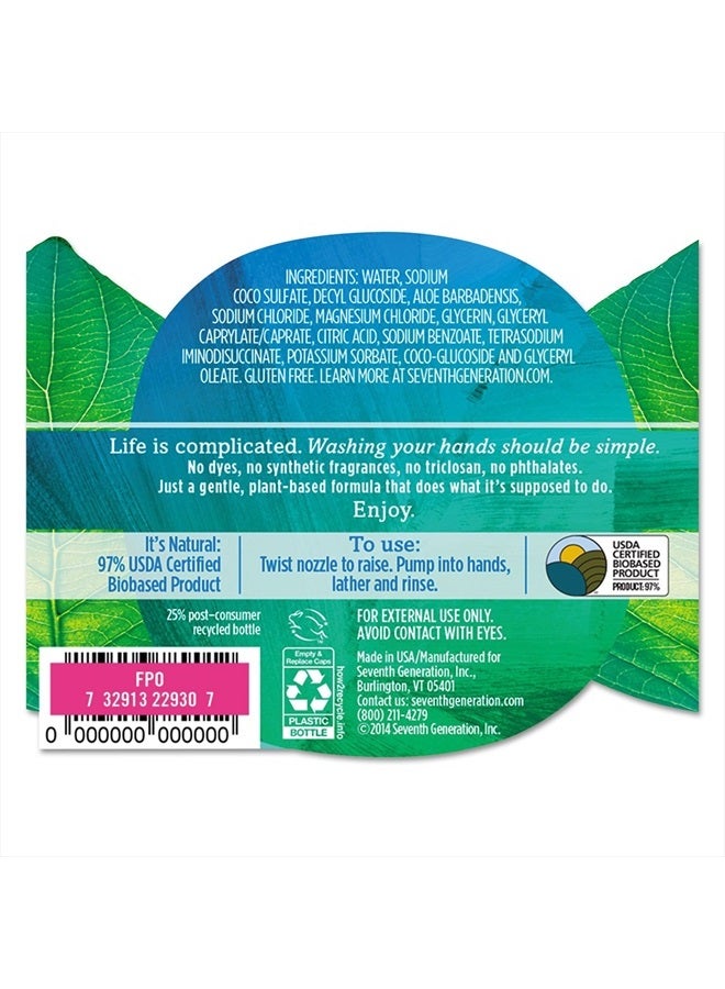 Seventh Generation Hand Wash, Free and Clear, 12 Ounce - Image 3