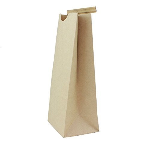 AwePackage 1/2 Lb(8 oz) Kraft Tin Tie Paper Bag (100, Poly Liner) - Image 2