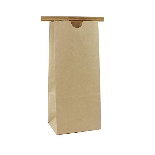 AwePackage 1/2 Lb(8 oz) Kraft Tin Tie Paper Bag (100, Poly Liner) - Image 3