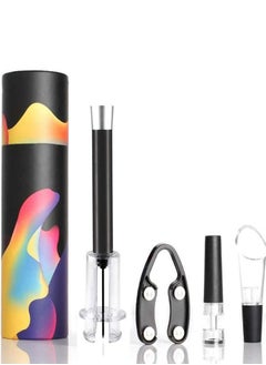 Electric Wine Opener Set 4-in-1 Automatic Corkscrew Bottle Cap Open included Pourer and Vacuum Stopper