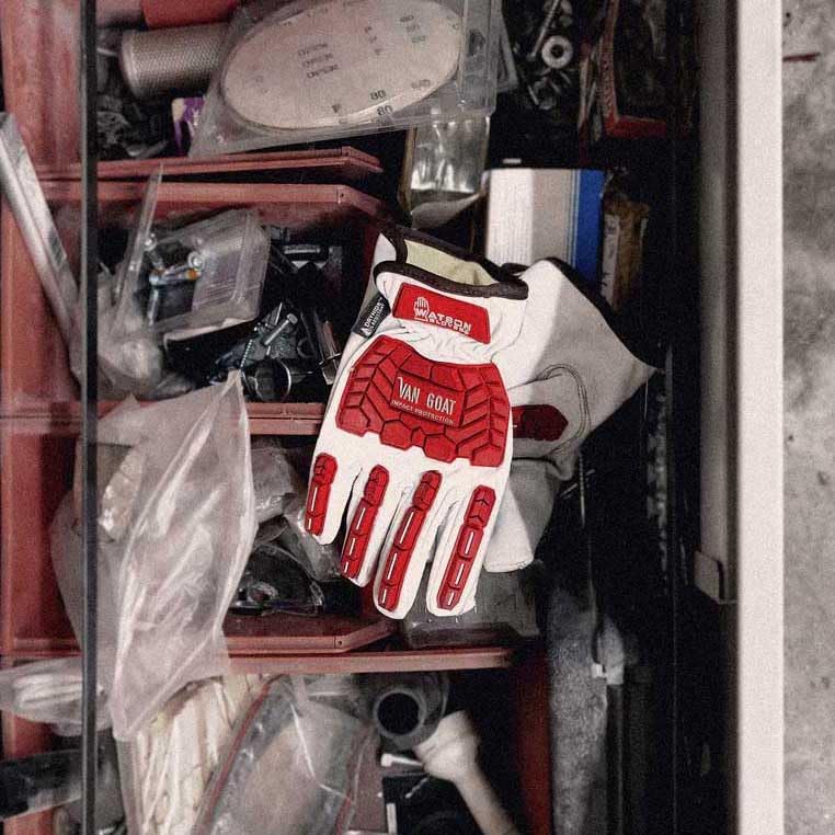 VAIGOAT Watson Gloves Heavy Duty Gloves - Oil & Water Resistant Goatskin Leather, Cut Resistant, Impact Resistant - Image 4