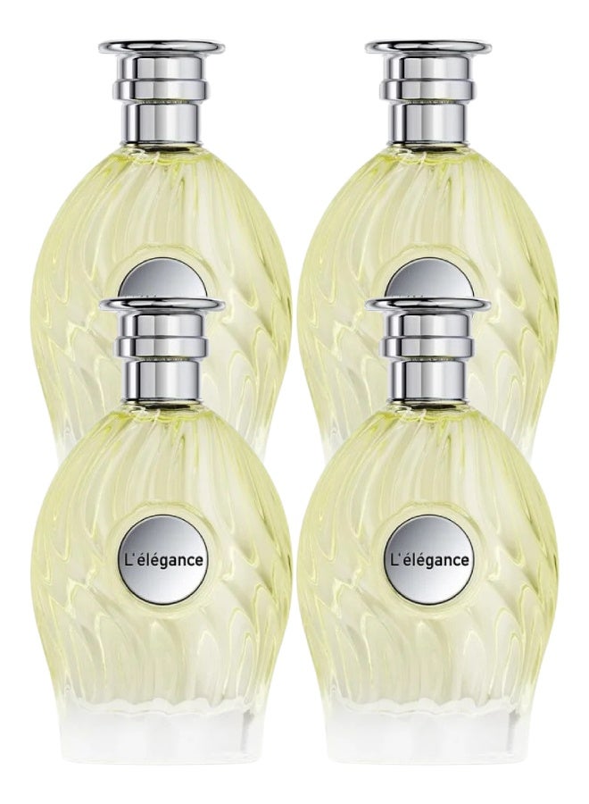 Alrehab 4 Pieces L elegance 100 ml - Image 1