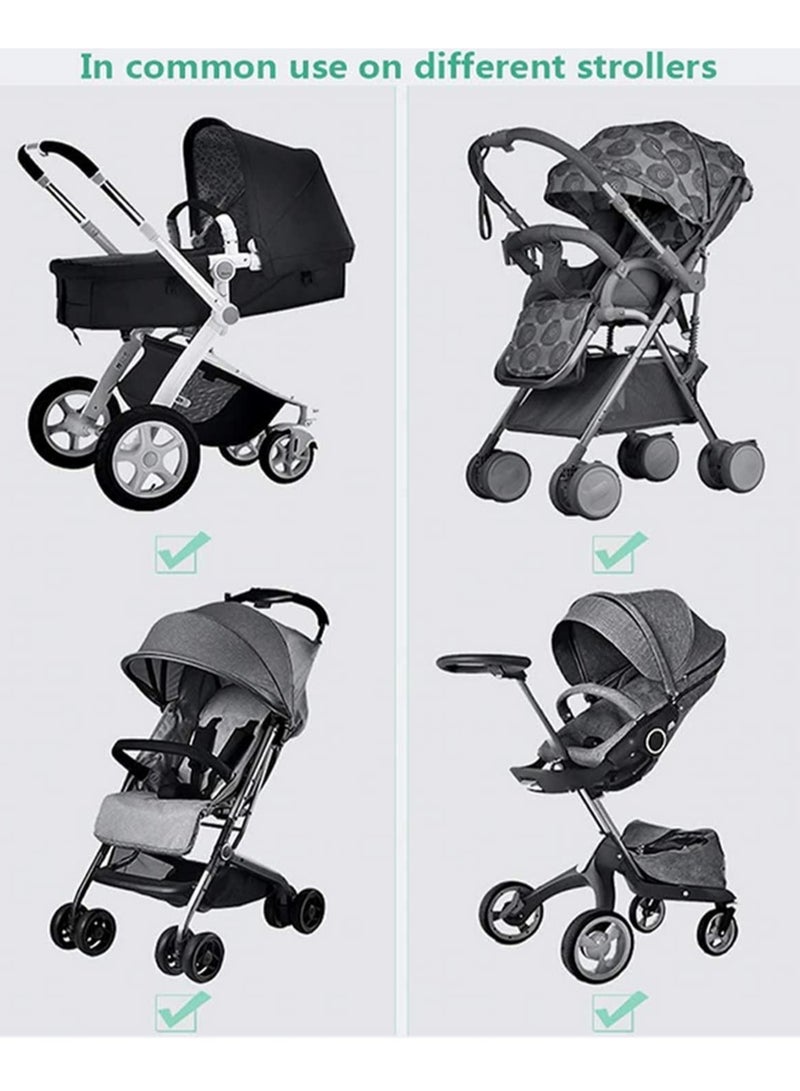 2Pack Stroller Hook Hanger for Baby Diaper Bags Groceries Shopping Bags Purse and Clothing Convenient Hands-Free Organizer for Moms Jogging Walking Shopping Essential Parenting Accessory - Image 4