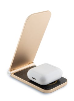 GUESS 15W Magnetic Foldable Desk Wireless Charger with Pattern - Black  - Image 3