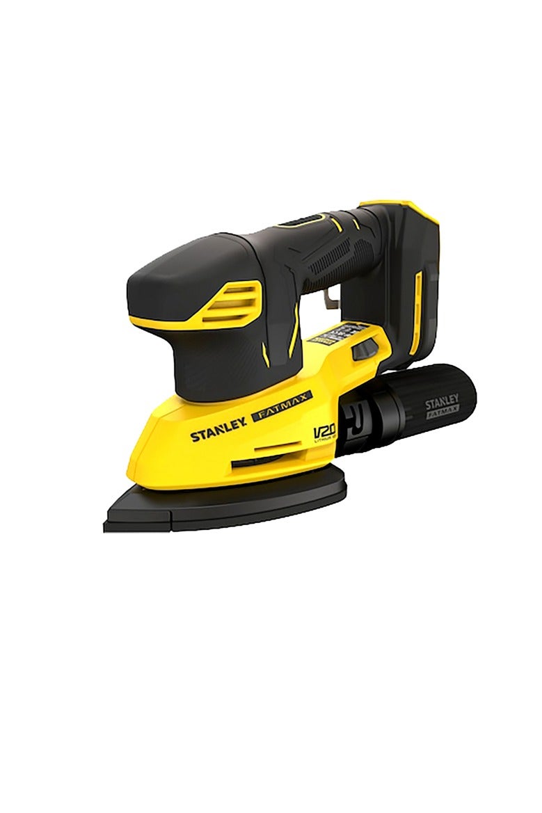 Stanley Fatmax V20 18V Battery Source Plastic Cordless Detail Sander Black and Yellow - Image 1