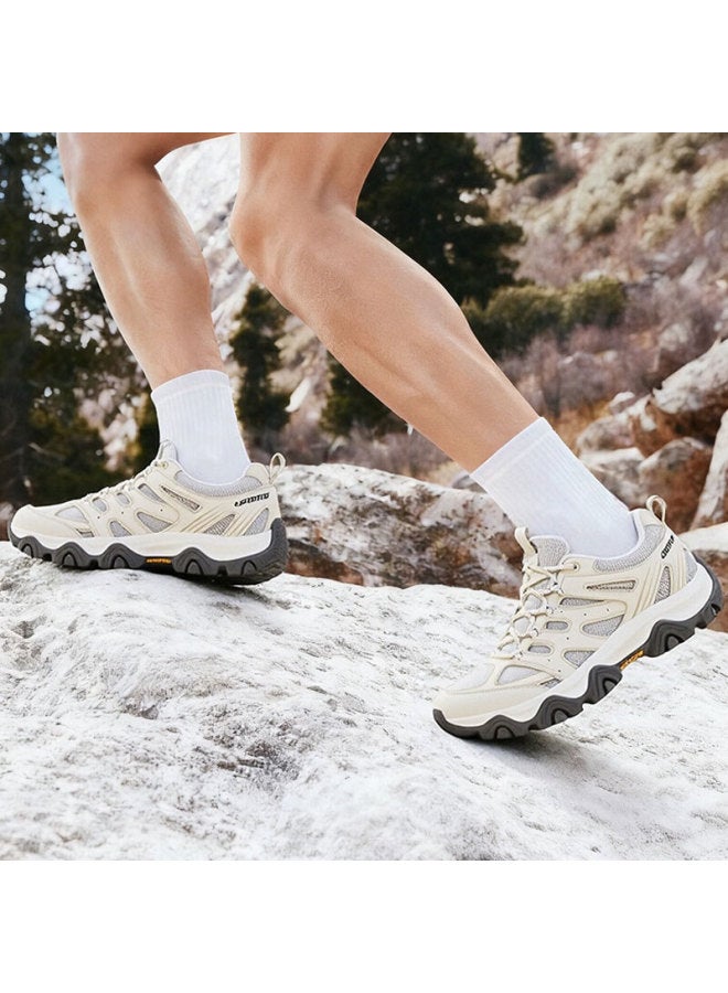 Lotto Rock Sheep Uni Spring Breathable Anti-slip Outdoor Hiking Trail Running Shoes Deep Beige Size 44 - Image 2