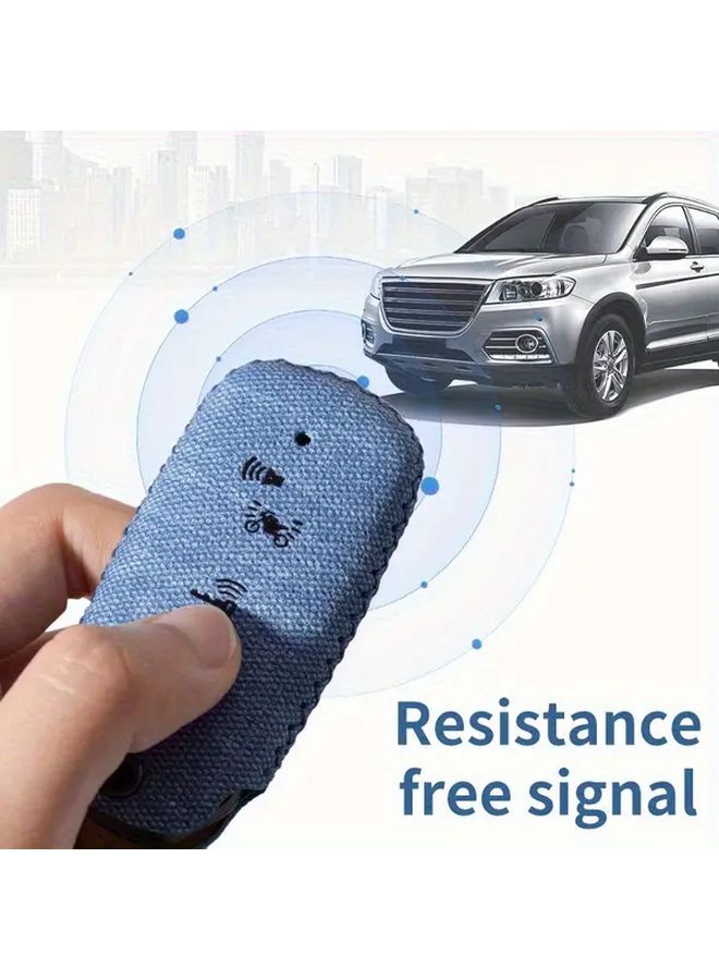 حافظة المفاتيح باللون الأزرق السماوي لحماية جهاز التحكم عن بُعد لدراجة هوندا PCX160 النموذج B 2A - Image 4