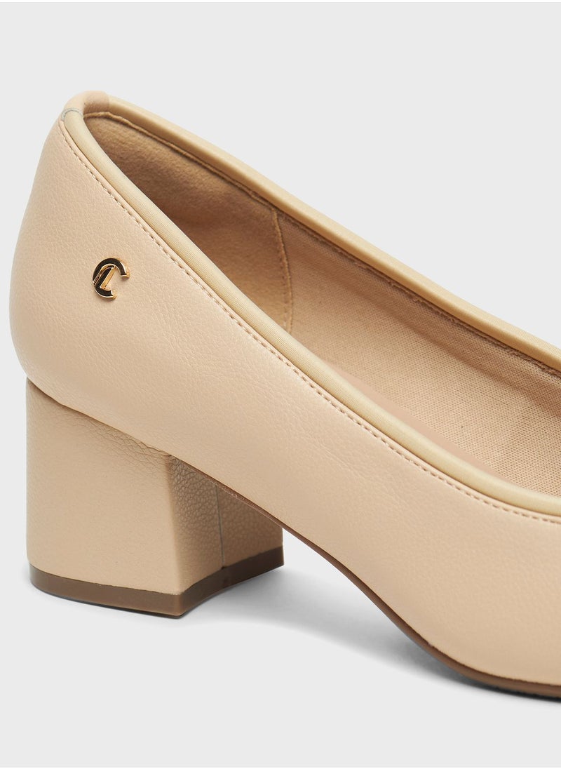 Le Confort - Block Heel Pumps - Image 1