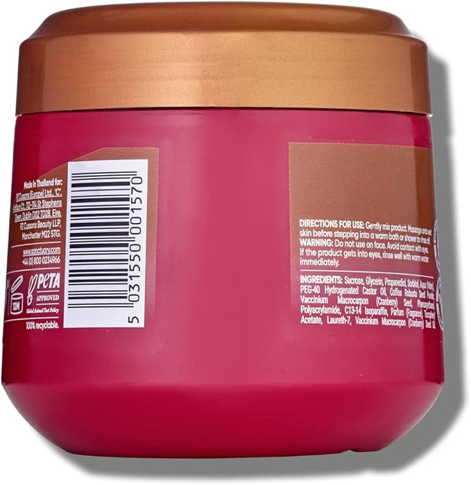 Sanctuary Spa White Lily and Damask Rose Body Scrub with Natural Pumise and Essential Oils Vegan and Cruelty Free 200ml
