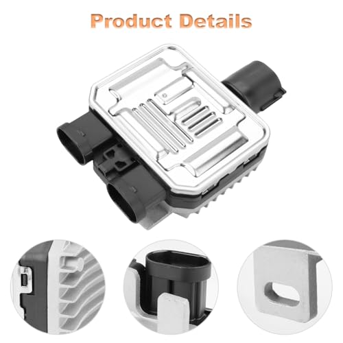 WMPHE Cooling Fan Relay Radiator Control Module Compatible with LR2 Volvo S60 S80 V40 V60 XC60 XC70 Land Rover Evoque Freelander II Ford Galaxy Replacement for 7T438C609BA 940009402 6G91-8C607-FF - Image 5