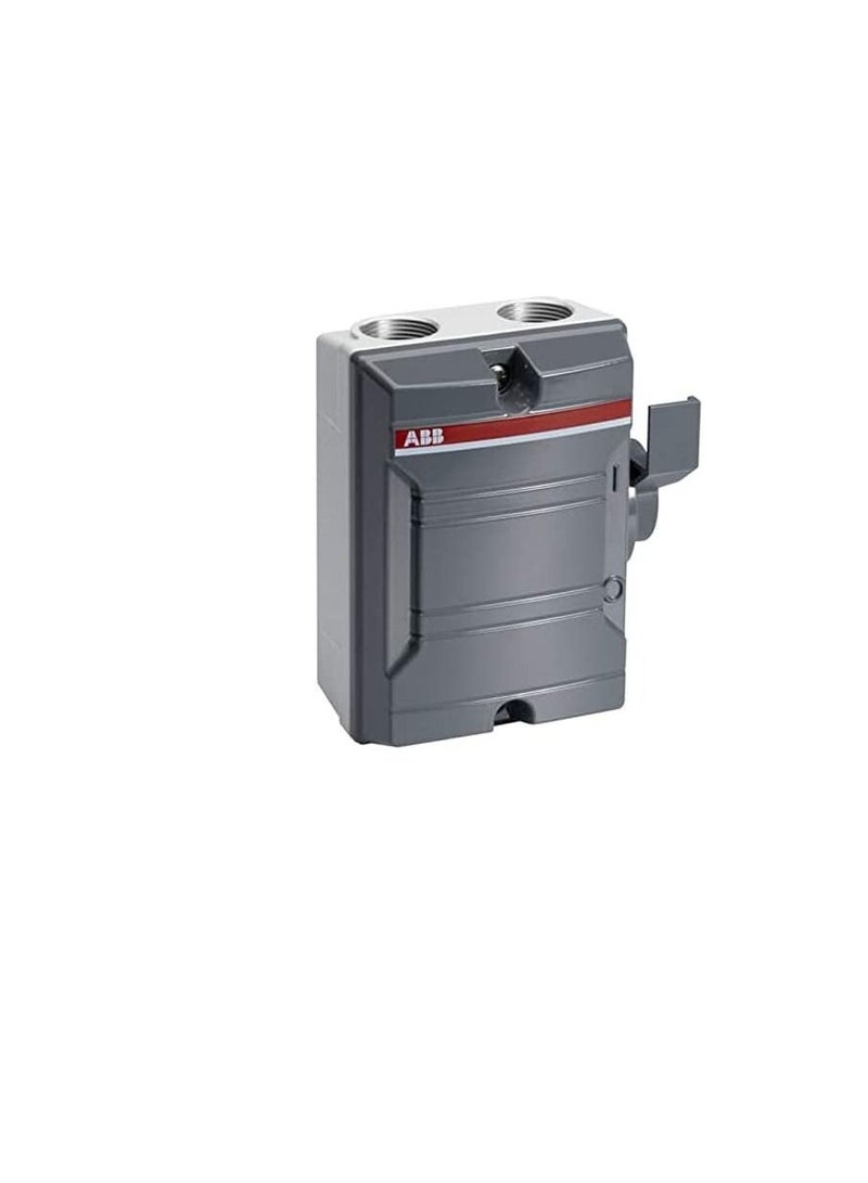 ABB Weatherproof Isolator 25A 3P GREY KSE325 Enclosed Switch DisconnectorTPN 2CMA142412R1000 - Image 3