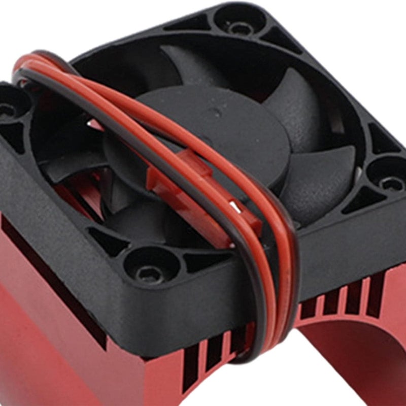 klarako 42mm Motor Heat Sink 4274 4282 Motor Replace Parts Radiator Cooling Fan for Typhonrc Model Car Upgrade Parts , Red - Image 2