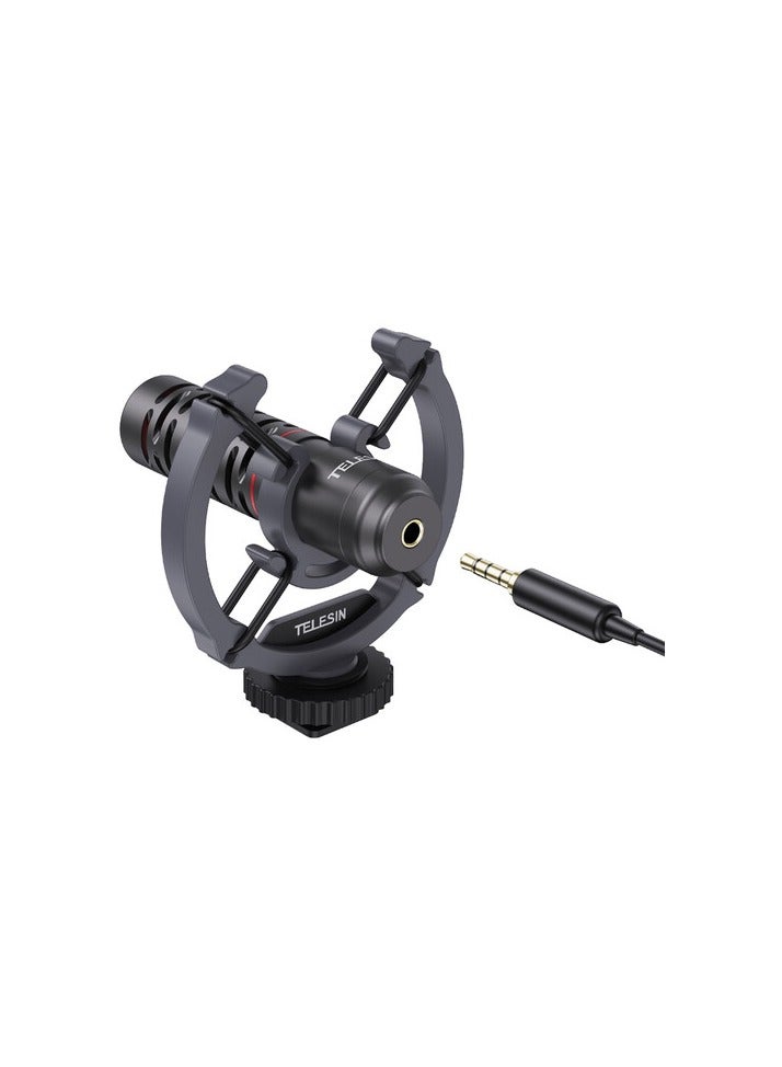 تيليسن TELESIN MIC-VM02 ميكروفون بندقية فائق الصغر مثبت على الكاميرا - Image 3
