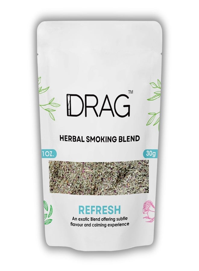 Drag Herbal Smoking Blend - Drag (Blend of Exotic Flowers and Herbs) 30grams (1 oz) (Refresh) - Image 1