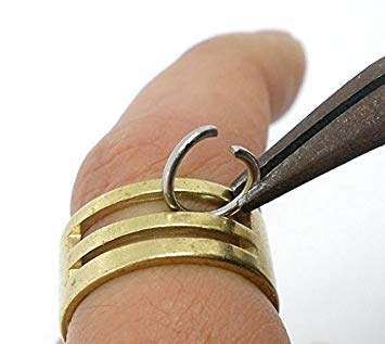 Linsoir Beads Bulk Hard Snap 12mm Open Jump Rings with Free Jump Ring Open Tool Value Box Set - Pack of 350 - Image 5