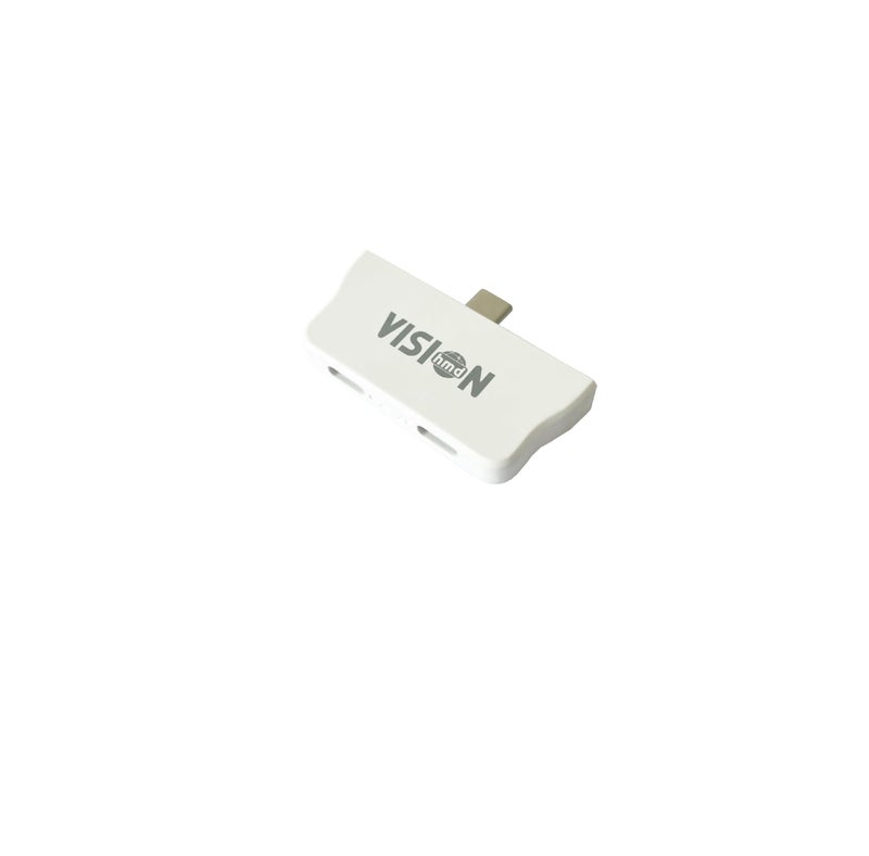 VISIONhmd USB C to AR Glasses Power and Play Adapter, Power Your AR Glasses While Charging Your Source Device,Like i-Phone 15/16, Switch, ROG Ally,PC Handheld. Enabling Multi-Screen,Spatial 3D,VR Video Features - Image 1