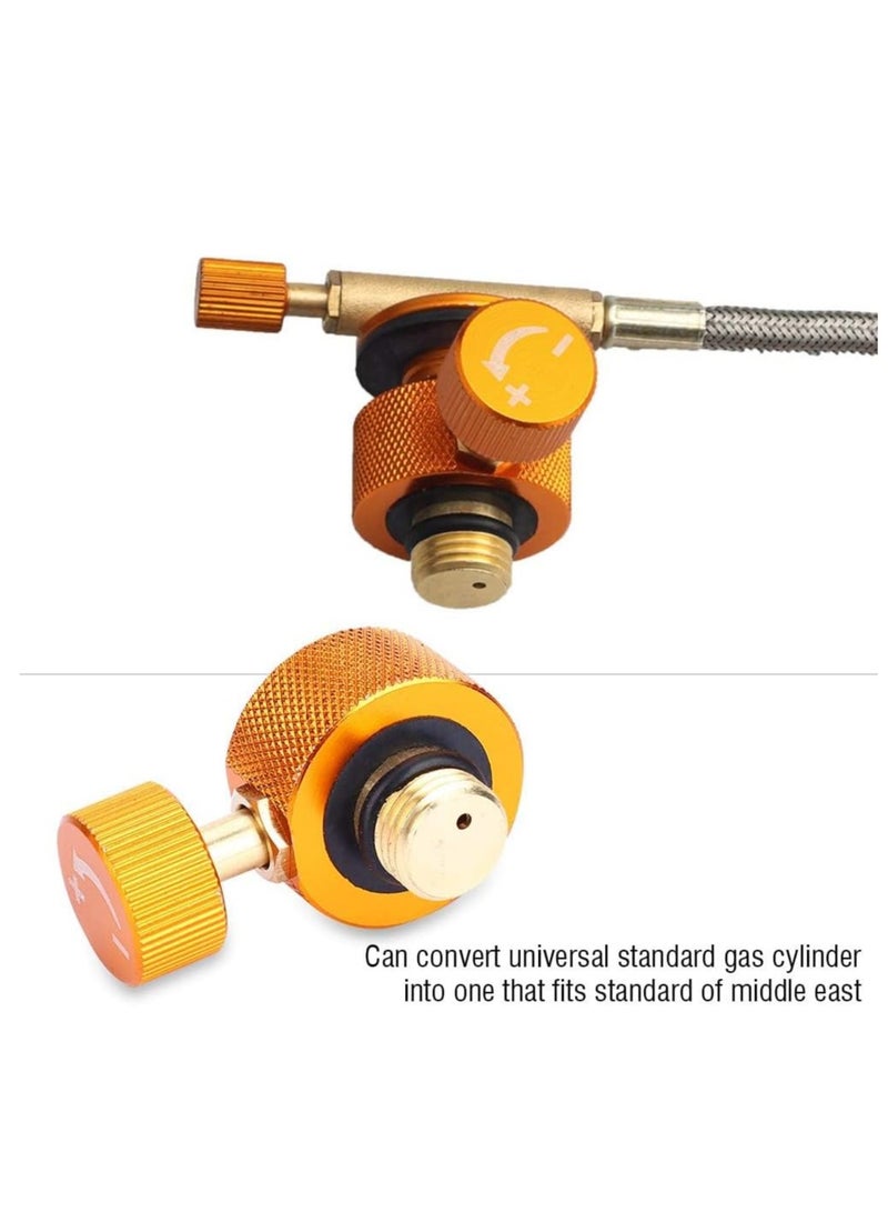 RATSAW Copper Propane Gas Tank Adapter with Knob for Outdoor Camping Burner - Image 4