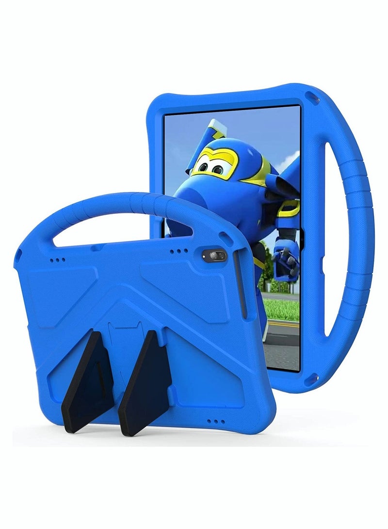 كابتن تيك جراب الكمبيوتر اللوحي لهاتف Lenovo Tab M10 HD TB-X505F TB-X605F للأطفال ، جراب واقٍ متين وخفيف الوزن مقاوم للصدمات EVA لهاتف Lenovo Tab M10 10.1 "جراب شامل مضاد للسقوط ، أزرق - Image 1