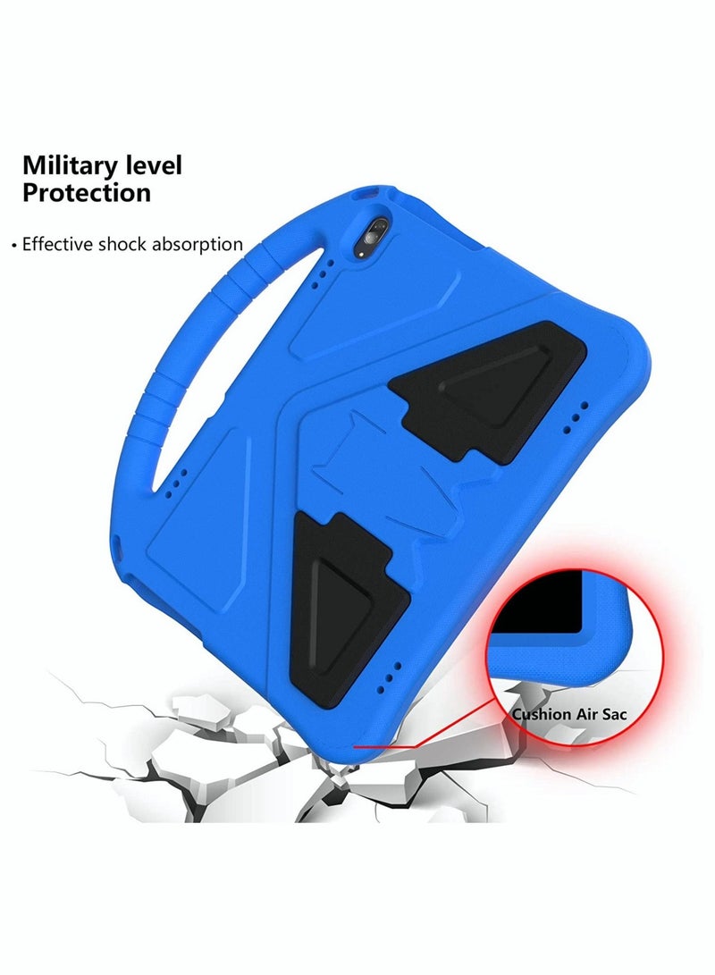 كابتن تيك جراب الكمبيوتر اللوحي لهاتف Lenovo Tab M10 HD TB-X505F TB-X605F للأطفال ، جراب واقٍ متين وخفيف الوزن مقاوم للصدمات EVA لهاتف Lenovo Tab M10 10.1 "جراب شامل مضاد للسقوط ، أزرق - Image 4