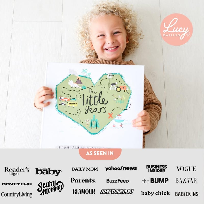 Lucy Darling Baby Journal - Stylish, Eco-Friendly 106 Pages for Recording Precious Milestones, Just Add Photos and Writing - Image 5