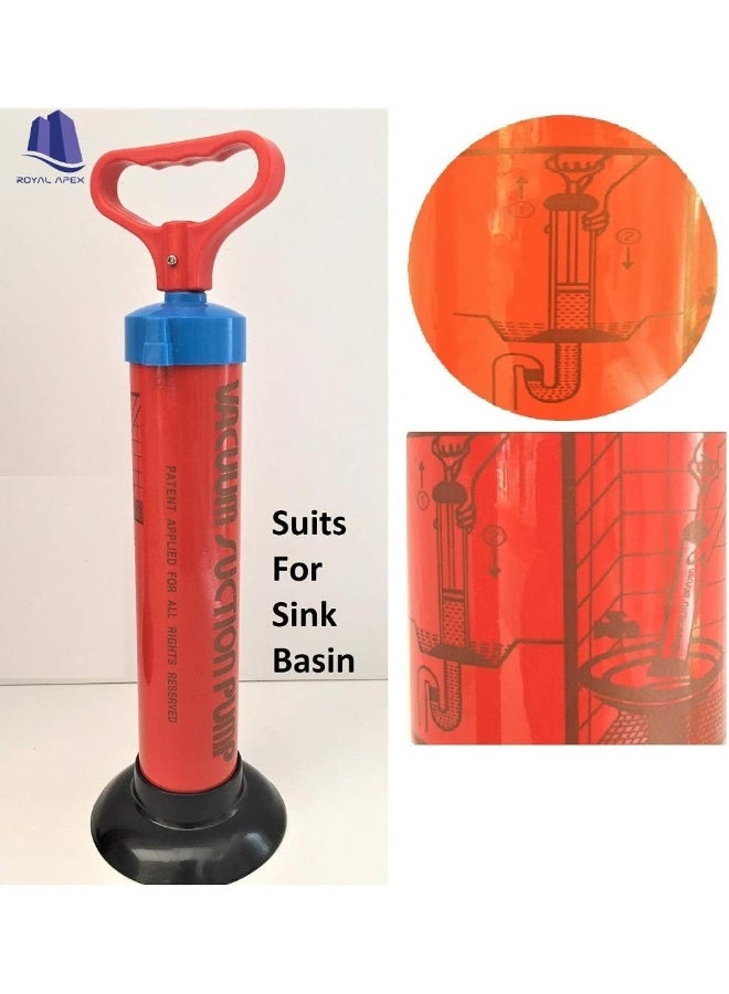Royal Apex Toilet Suction Pump For Clog Drainage In Sink Toilet Bowl Basin And Floor Grating - Image 4