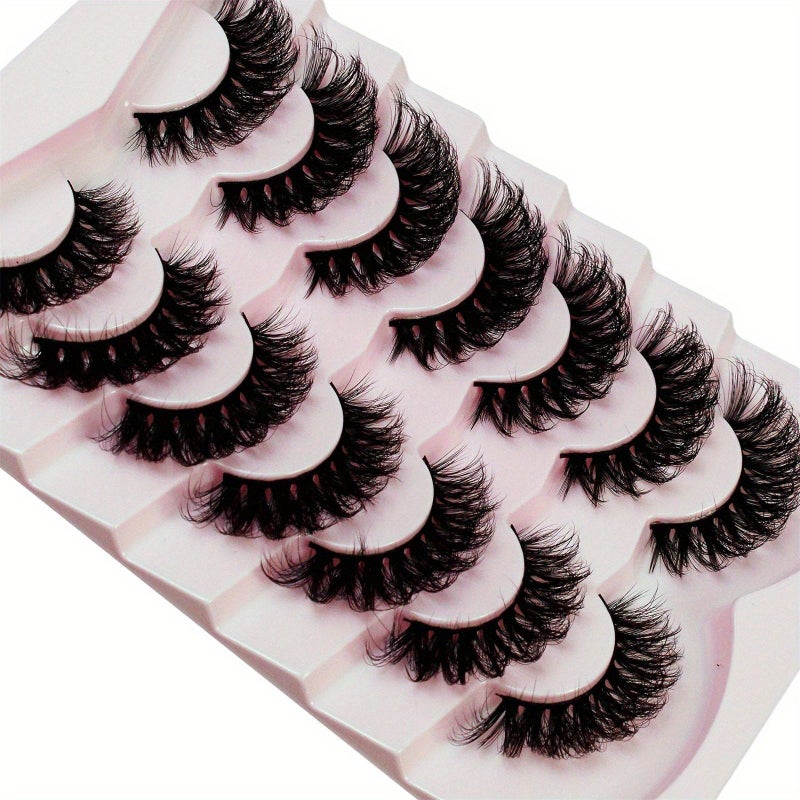 21 Pairs 18mm D Curl Strip Lashes Volume Fluffy False Eyelashes - Image 3