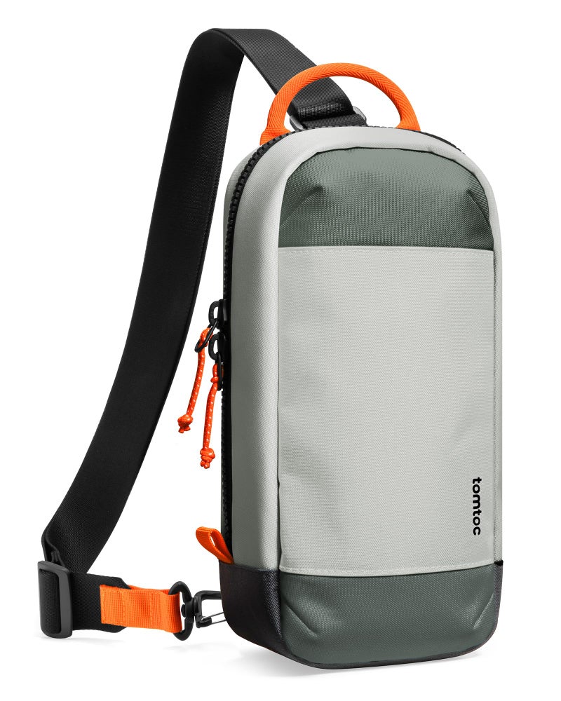 tomtoc Sling Crossbody Bag for Nintendo Switch 2, Protective Travel Chest Carrying Gaming Pouch with 8 Game Cartridges Slots - Image 1