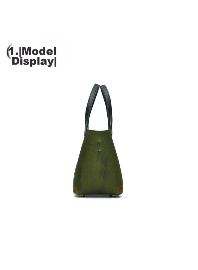 Pmsix Mother's Birthday Gift, New Chinese-style National Heritage, Mulberry Silk Vintage Qipao, Handheld Crossbody Bag, Qixi Valentine's Day - Image 2