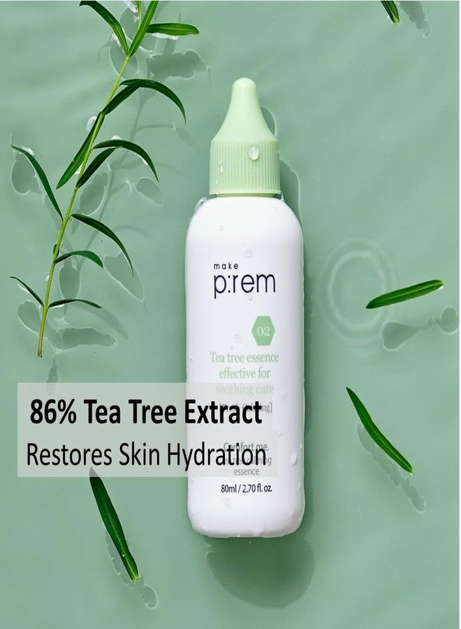 MAKEP:REM [make p:rem] Comfort me. Tea tree calming essence | soothing essence | lightweight and watery essence | Quick-Absorbing | essence for sensitive skin | 80ml, 2.70 fl.oz. | MAKEP:REM makeprem - Image 2