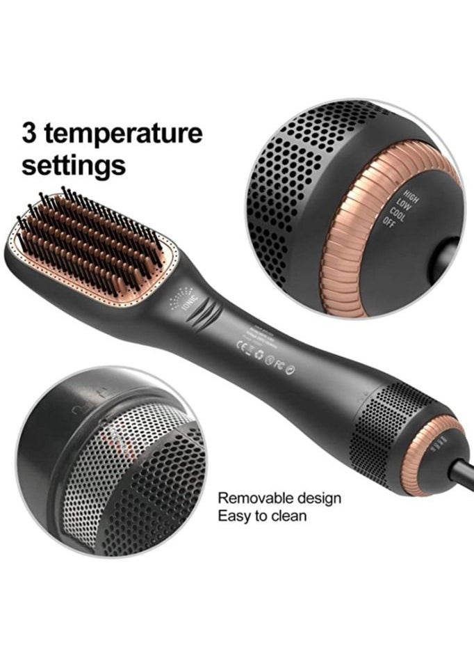 Generic - Hair Dryer Styler Volumizer Brush Salon Styler for Straightening Negative Ion Ceramic Blow Dryer Brush - Image 1