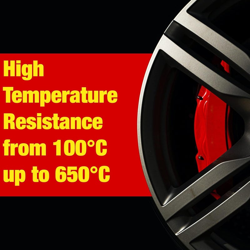 Hycote طلاء رذاذ عالي الحرارة، أسود 400 مل (عبوة من 6) – مقاوم للحرارة حتى 650°C – تشطيب غير لامع للأنابيب، الشوايات، المجمعات والمزيد – ذاتي التمهيد، متين، مقاوم للبنزين والزيوت، 13.5 أونصة - Image 5