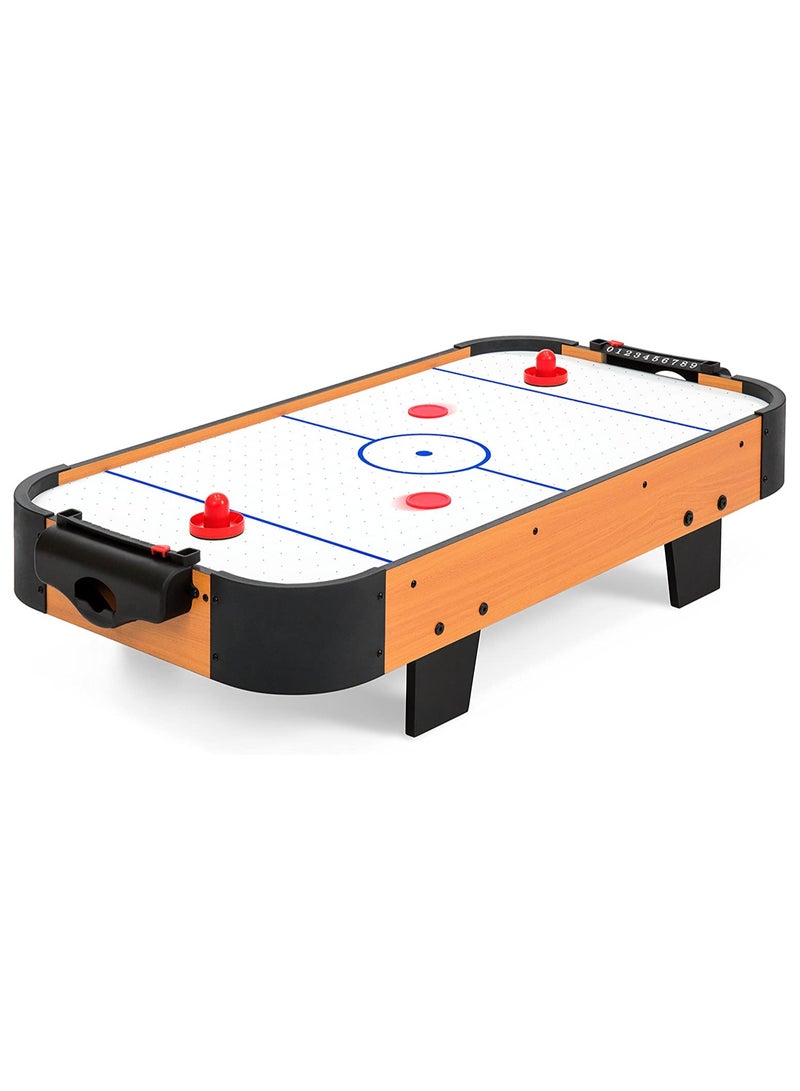 لعبة طاولة الهوكي الهوائية الصغيرة 51x31x10cm مع لوحة النتائج تصميم آمن للعائلة الداخلية متعة الوالدين تفاعل الطفل لعبة مسابقة سطح الطاولة - Image 1