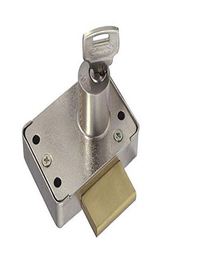 Bonus CB-45 Cupboard Lock (Size-32MM) (Without Security Plate)(Material-Mild Steel)(Silver Colour)(Nickel Finish) - Image 1
