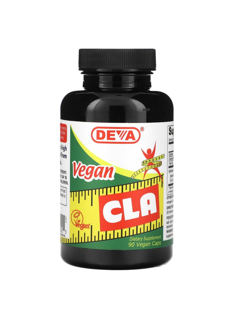 Deva Vegan CLA, 90 Vegan Caps (770 mg per Capsule)