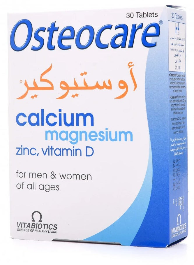 Osteocare Vitabiotics Osteocare Calcium & Vitamin D 30 Tablets  - Image 1