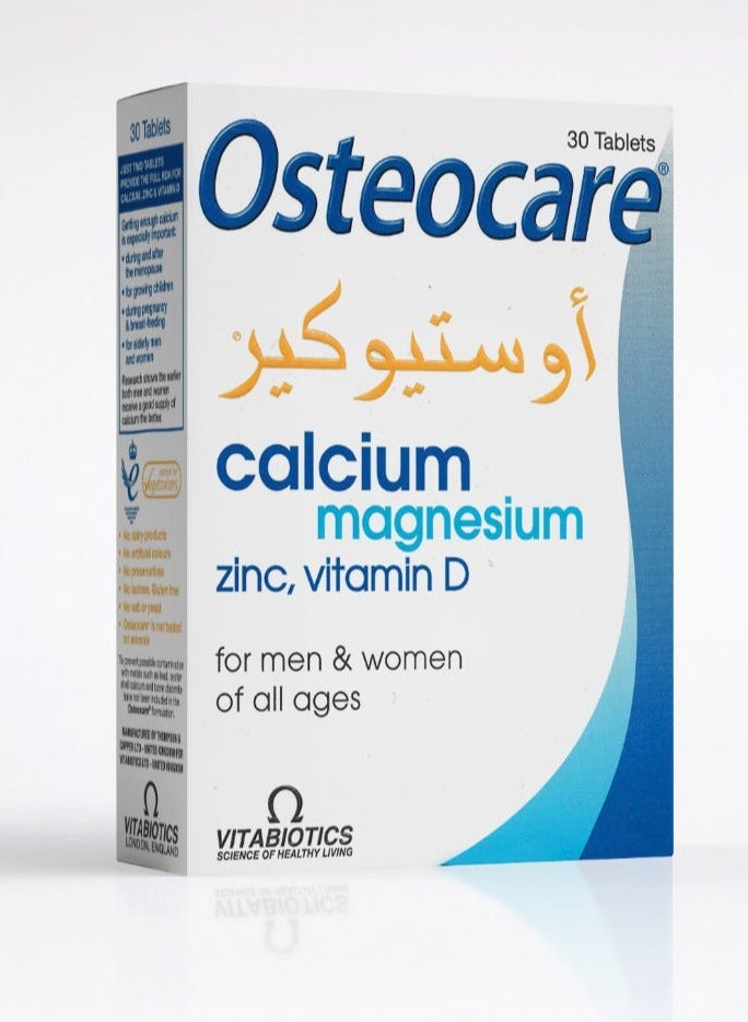 Osteocare Vitabiotics Osteocare Calcium & Vitamin D 30 Tablets  - Image 2